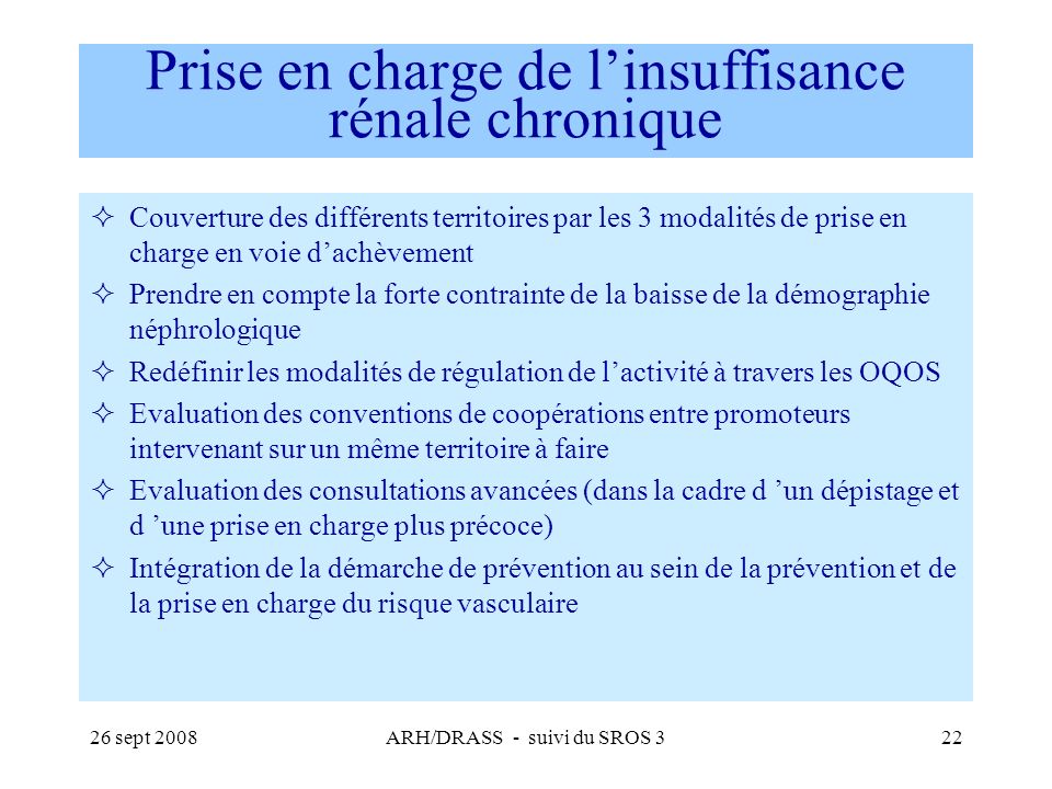 SROS 3 Bilan au 26 septembre ppt télécharger